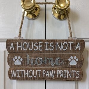 Dog Lovers Wood Sign